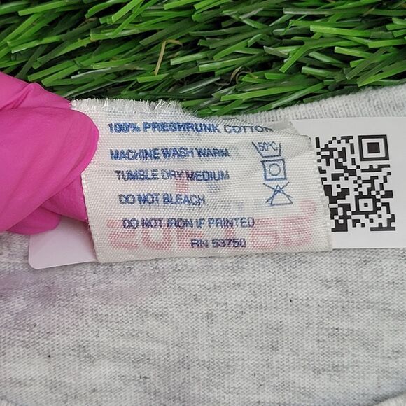 Vintage University-of Hawaii Shirt L/XL 22x24 Gray Cropped - Picture 7 of 13